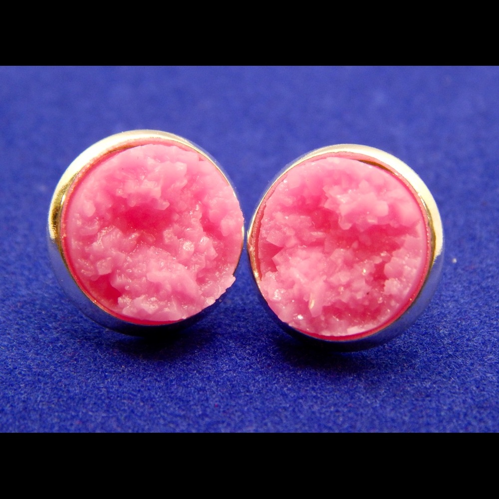 Druzy Stud Earrings